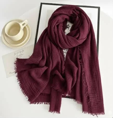 CRINKLE - Maroon