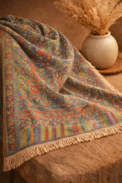 PASHMINA FLORAL - Olive