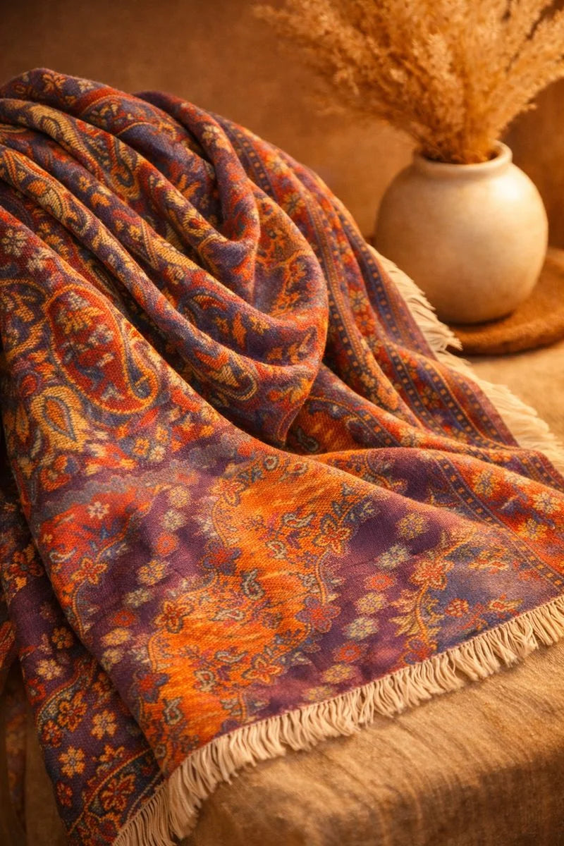 PASHMINA FLORAL - Purple