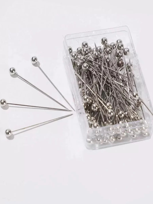 Mettalic pins (White)