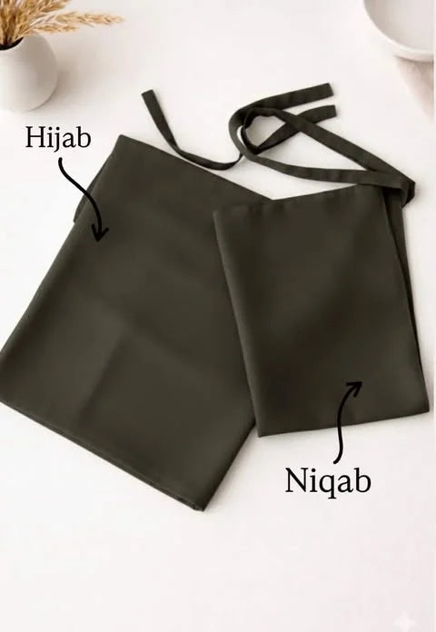 Hijab & Niqab - Dark Olive