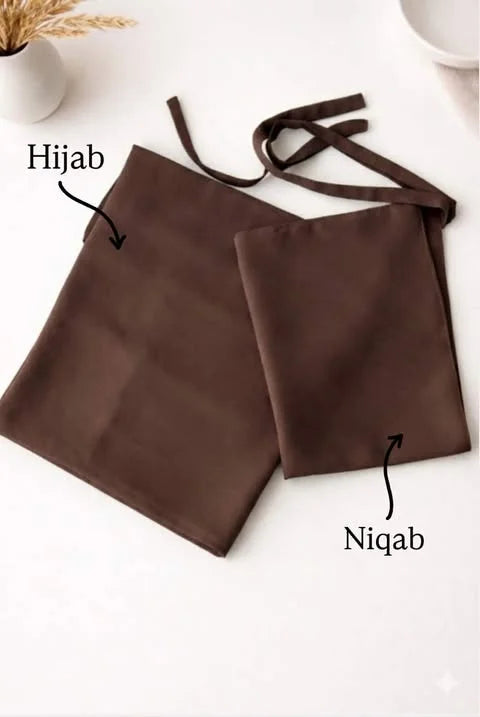 Hijab & Niqab - Brown